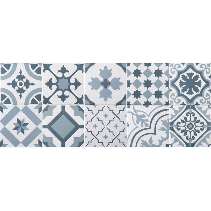 Pissano Hydraulic Collection С000543033 0000000065_DECOR GREGAL 15X15 porcelain tile 15x15 cm, Spain, hydraulic - photo 1 Pissano Hydraulic Collection С000543033 0000000065_DECOR GREGAL 15X15 porcelain tile 15x15 cm, Spain, hydraulic - photo 1