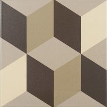 Pissano Hydraulic Collection С000543023 0000000201_LahoreCoffee15X15 porcelain tile 15x15 cm, Spain, hydraulic tile imitation - photo 1 - photo 1