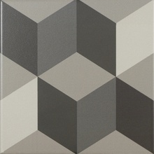 Pissano Hydraulic Collection С000543024 0000000200_LahoreGrey15X15 porcelain tile 15x15 cm, Spain, hydraulic tile imitation - photo 1 - photo 1