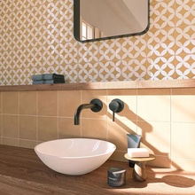 Pissano Tirreno 15x15 cm, glazed porcelain stoneware, Spain, terracotta look - interior photo 1 - photo 1