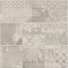 Provenza Gesso E3FP Decoro Patchwork Pearl Grey Rett Dekor 20x20 cm, Itálie - fotografie 1 - foto 1