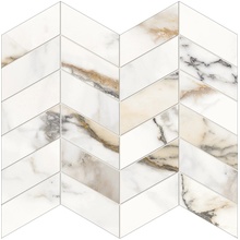 Provenza Unique Marble С000581084 EL97_30X30UniqueMarbleMosaicoArrowsPaonazzettoFullLappato Mozaïek 30x30 cm, Italië, andere soorten marmer - foto 1 - foto 1