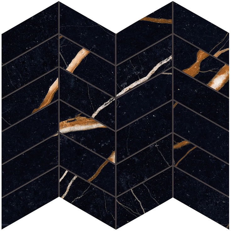 Provenza Unique Marble С000581088 EL9C_30X30UniqueMarbleMosaicoArrowsSaharaNoirFullLappato Mosaic 30x30 cm, Italy, other types of marble - photo 1 Provenza Unique Marble С000581088 EL9C_30X30UniqueMarbleMosaicoArrowsSaharaNoirFullLappato Mosaic 30x30 cm, Italy, other types of marble - photo 1