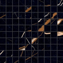 Provenza Unique Marble С000581019 EL61_30X30UniqueMarbleMosaico3X3SaharaNoirSilktech Mozaïek 30x30 cm, Italië, andere soorten marmer - foto 1 - foto 1