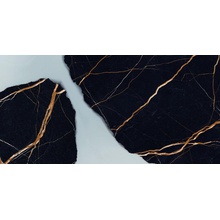Provenza Unique Marble EKT6 Ambra Sahara Noir Lappato Ret keramisch graniet 60x120 cm, Italië, marmerlook - foto 1 - foto 1