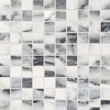 Provenza Unique Marble EL64 Bianco Siena Lappato 3x3 Mozaïek 30x30 cm, Italië, mozaieklook - foto 1 - foto 1