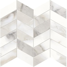 Provenza Unique Marble EL99 Arrows Calacatta Regale Lappato Mozaïek 30x30 cm, Italië, mozaieklook - foto 1 - foto 1