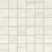 Provenza Unique Travertine EJDN Vein Cut White Lappato 5x5 Mosaic 30x30 cm, Italy, mosaic - photo 1 - photo 1
