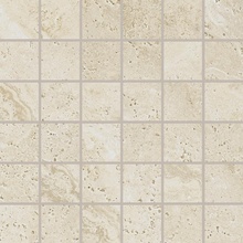 Provenza Unique Travertine EJDX Minimal Cream Naturale 5x5 Mosaic 30x30 cm, Italy, mosaic - photo 1 - photo 1