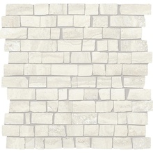 Provenza Unique Travertine EJE4 Mini Block Vein Cut White Naturale Mosaic 30x30 cm, Italy, mosaic - photo 1 - photo 1