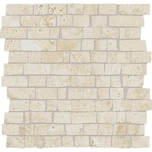 Provenza Unique Travertine EJEE Mini Block Minimal Cream Naturale Mosaic 30x30 cm, Italy, mosaic - photo 1 - photo 1