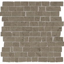 Provenza Unique Travertine EJTX Mini Block Minimal Chocolate Naturale Mosaic 30x30 cm, Italy, mosaic - photo 1 - photo 1