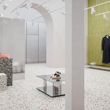Quintessenza Confetti 18,6x18,6 см, glazed porcelain stoneware, Italy, terrazzo - interior photo 1 - photo 1