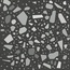 Quintessenza Confetti С000533599 CNF106M_NeroGrigio porcelain tile 18,6x18,6 cm, Italy, terrazzo - photo 1