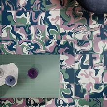 Quintessenza Fluid 18,6x18,6 см, porcelanato esmaltado, Itália, monocromático - foto de interior 1 - 2 Quintessenza Fluid 18,6x18,6 см, porcelanato esmaltado, Itália, monocromático - foto de interior 1 - foto 2