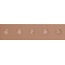 Quintessenza Modulo С000492157 MDL303M_DecoroTondiMattone Décor 5,6x23,2 cm, Italie, brique - photo 1