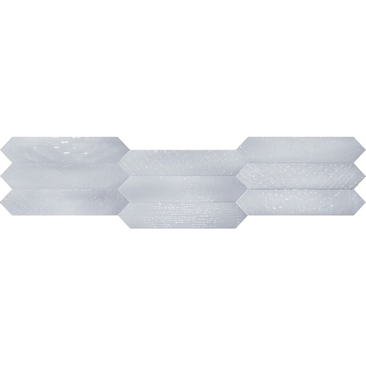 Quintessenza Sfumature С000418532 SFM112L_EffettiAzzurroLucido wall tile 6,5x33 cm, Italy - photo 1 Quintessenza Sfumature С000418532 SFM112L_EffettiAzzurroLucido wall tile 6,5x33 cm, Italy - photo 1