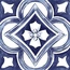 Ragno Amuri С000593509 RC8G_AmuriDecoroMaiolicaTappeto1Glossy20X20 porcelain tile 20x20 cm, Italy - photo 1