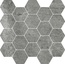Ragno Clayton С000582112 RART_ClaytonSmokeMosaico30,3X30,3 Mozaika 30,3x30,3 cm, Itálie, beton - fotografie 1