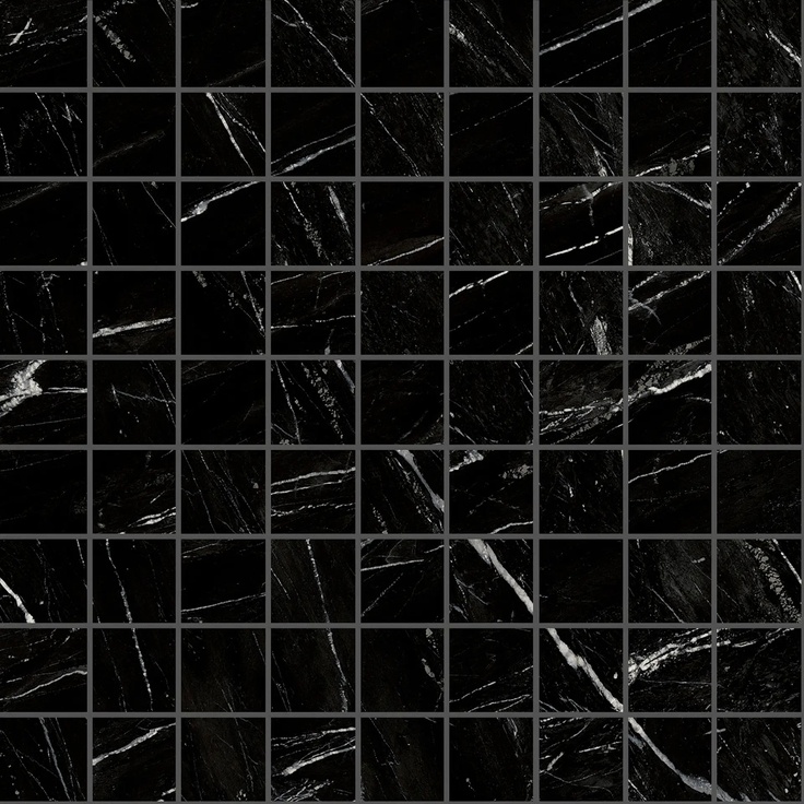 Ragno Incanto С000546728 R96C_IncantoSkyBlackMosaicoGlossy30X30 Mosaic 30x30 cm, Italy, other types of marble - photo 1 Ragno Incanto С000546728 R96C_IncantoSkyBlackMosaicoGlossy30X30 Mosaic 30x30 cm, Italy, other types of marble - photo 1