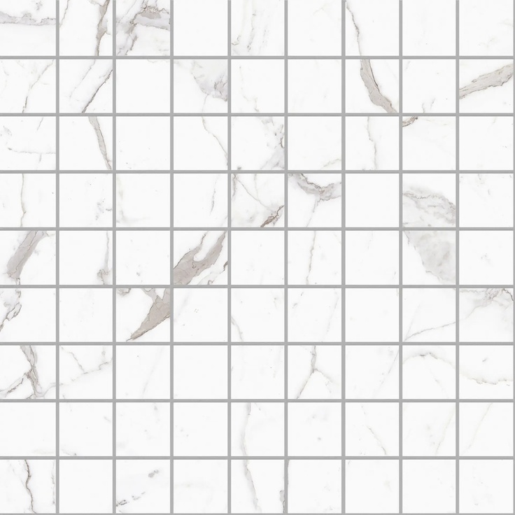 Ragno Incanto С000546724 R961_IncantoStatuarioVenatoMosaicoGlossy30X30 Mosaic 30x30 cm, Italy, statuario - photo 1 Ragno Incanto С000546724 R961_IncantoStatuarioVenatoMosaicoGlossy30X30 Mosaic 30x30 cm, Italy, statuario - photo 1