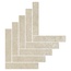 Ragno Kalkstone С000582200 RANU_KalkstoneSandMosaicoFreccia44,9X61,6 Mosaic 44,9x61,6 cm, Italy, limestone - photo 1