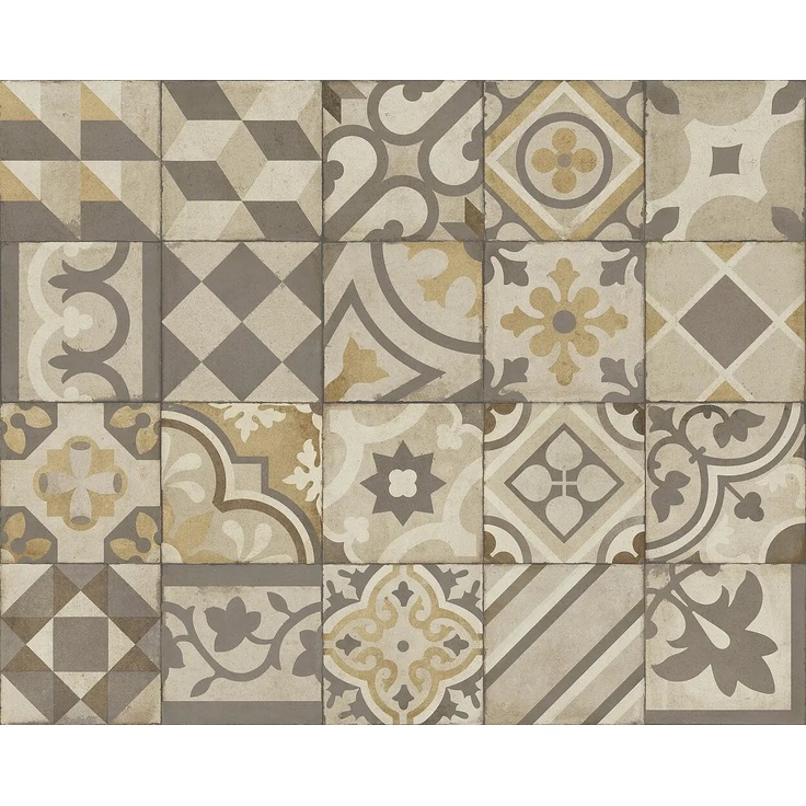 Ragno Ottocento С000439180 RFFW_OTTOCENTO DECORO MIX AMBRA 20X20 porcelain tile 20x20 cm, Italy, hydraulic - photo 1 Ragno Ottocento С000439180 RFFW_OTTOCENTO DECORO MIX AMBRA 20X20 porcelain tile 20x20 cm, Italy, hydraulic - photo 1