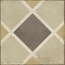 Ragno Ottocento С000439182 R86R_OTTOCENTO DECORO TAPPETO 1 AMBRA 20X20 porcelain tile 20x20 cm, Italy, hydraulic - photo 1