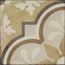 Ragno Ottocento С000439185 R86U_OTTOCENTO DECORO TAPPETO 4 AMBRA 20X20 porcelain tile 20x20 cm, Italy, hydraulic - photo 1