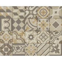 Ragno Ottocento С000439180 RFFW_OTTOCENTO DECORO MIX AMBRA 20X20 gres porcelanato 20x20 cm, Itália, imitação de azulejo hidráulico - foto 1 - foto 1