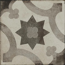 Ragno Ottocento С000439191 R873_OTTOCENTO DECORO TAPPETO 2 TALCO 20X20 gres porcelanato 20x20 cm, Itália, imitação de azulejo hidráulico - foto 1 - foto 1