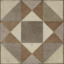 Ragno Ottocento С000439184 R86T_OTTOCENTO DECORO TAPPETO 3 AMBRA 20X20 gres porcelanato 20x20 cm, Itália, imitação de azulejo hidráulico - foto 1 - foto 1