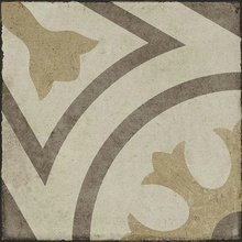 Ragno Ottocento С000439186 R86V_OTTOCENTO DECORO TAPPETO 5 AMBRA 20X20 gres porcelanato 20x20 cm, Itália, imitação de azulejo hidráulico - foto 1 - foto 1