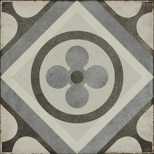 Ragno Ottocento С000439197 R87F_OTTOCENTO DECORO TAPPETO 7 TALCO 20X20 gres porcelanato 20x20 cm, Itália, imitação de azulejo hidráulico - foto 1 - foto 1