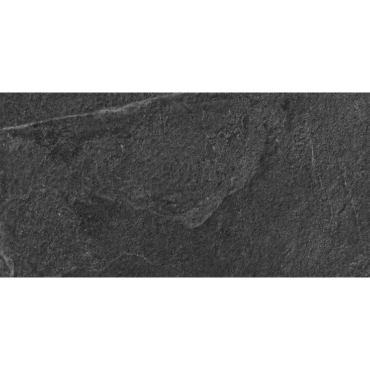 Ragno Realstone_Slate С000469689 R6YW_SlateBlackStrRt30X60 porcelain tile 30x60 cm, Italy, slate (andesite) - photo 1 Ragno Realstone_Slate С000469689 R6YW_SlateBlackStrRt30X60 porcelain tile 30x60 cm, Italy, slate (andesite) - photo 1
