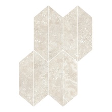 Ragno Realstone_Travertino С000587675 RCL9_TravertinoCrossBiancoMosaicoLosanga29,4X40,7 Mosaico 29,4x40,7 cm, Itália, travertino - foto 1 - foto 1