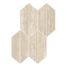 Ragno Realstone_Travertino С000587677 RCLC_TravertinoVeinBeigeMosaicoLosanga29,4X40,7 Mosaico 29,4x40,7 cm, Itália, travertino - foto 1 - foto 1