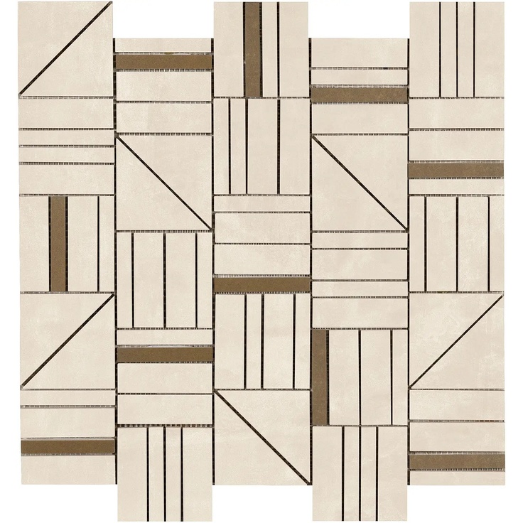 Ragno Resina С000478535 R7LM_ResinaAvorioMosaicoForme40X43 Mosaic 40x43 cm, Italy, resin look - photo 1 Ragno Resina С000478535 R7LM_ResinaAvorioMosaicoForme40X43 Mosaic 40x43 cm, Italy, resin look - photo 1