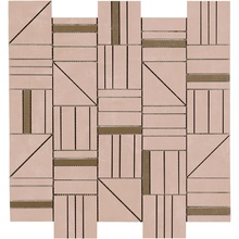 Ragno Resina С000478534 R7LL_ResinaRosaMosaicoForme40X43 Mosaic 40x43 cm, Italy, resin look - photo 1 - photo 1