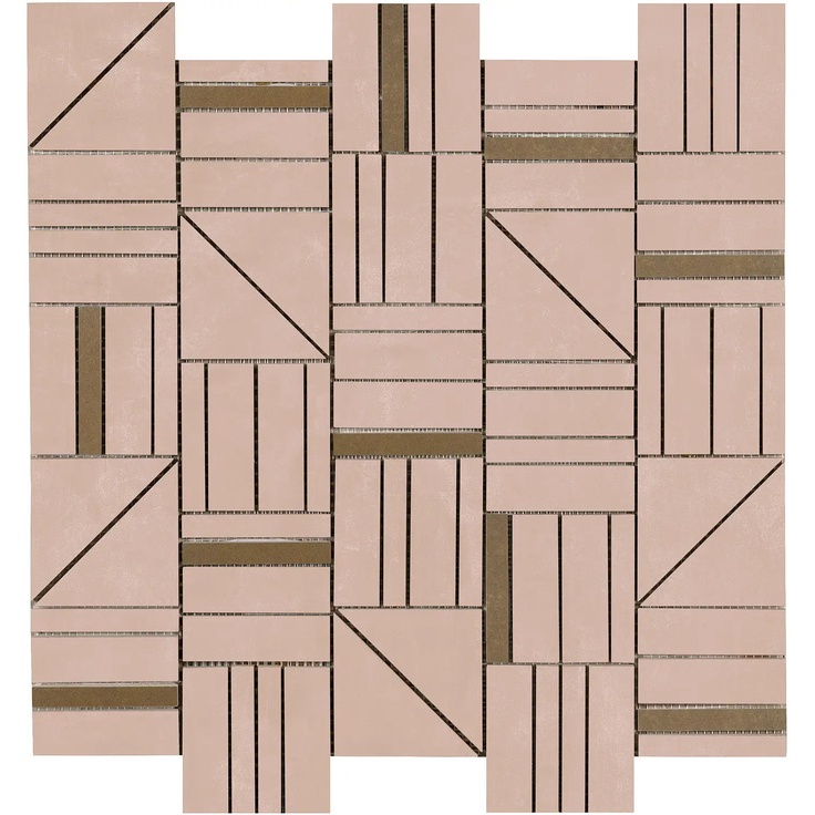 Ragno Resina С000478534 R7LL_ResinaRosaMosaicoForme40X43 Mosaic 40x43 cm, Italy, resin look - photo 1 Ragno Resina С000478534 R7LL_ResinaRosaMosaicoForme40X43 Mosaic 40x43 cm, Italy, resin look - photo 1