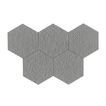 Ragno Stratford С000532976 R91Z_StratfordGreyStrut.Crochet3D21X18,2 posliinilaatta 18,2x21 cm, Italia, betonin alla - kuva 1 - kuva 1