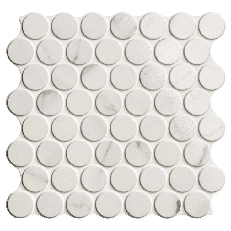 Realonda Circle С000492221 CIRCLE GLOSSY CALACATTA Mosaico 30,9x30,9 cm, Espanha, calacatta - foto 1 Realonda Circle С000492221 CIRCLE GLOSSY CALACATTA Mosaico 30,9x30,9 cm, Espanha, calacatta - foto 1