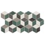 Realonda Rhombus С000492201 RHOMBUS EMERALD Mozaika 26,5x51 cm, Hiszpania - zdjęcie 1