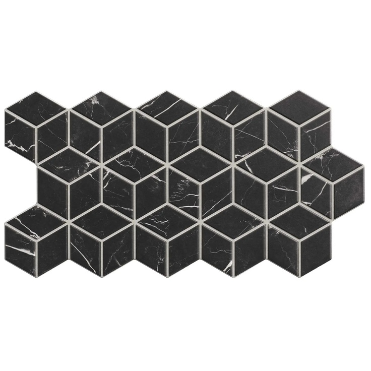 Realonda Rhombus С000492210 RHOMBUS MARQUINA Mosaic 26,5x51 cm, Spain, other types of marble - photo 1 Realonda Rhombus С000492210 RHOMBUS MARQUINA Mosaic 26,5x51 cm, Spain, other types of marble - photo 1