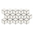 Realonda Rhombus С000492207 RHOMBUS SNOW Mosaic 26,5x51 cm, Spain, monochrome - photo 1