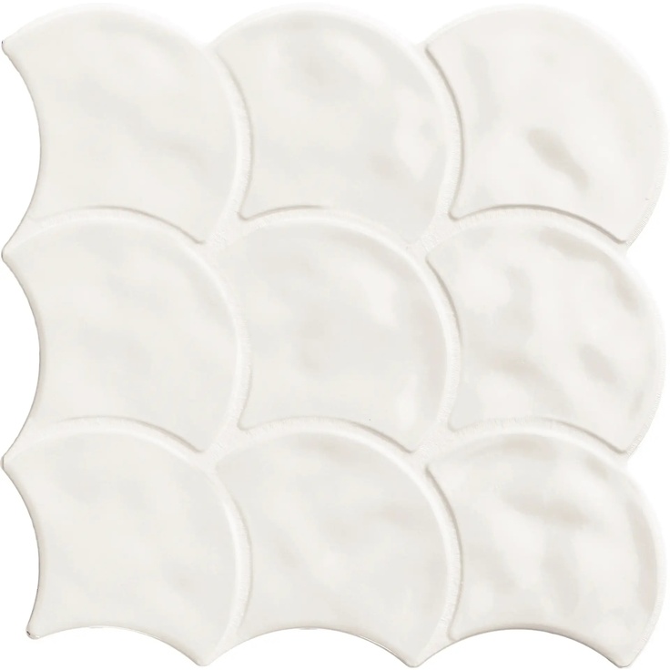 Realonda Scale Gloss С000559611 Scale Gloss White 30,7x30,7 Mosaic 30,7x30,7 cm, Spain, monochrome - photo 1 Realonda Scale Gloss С000559611 Scale Gloss White 30,7x30,7 Mosaic 30,7x30,7 cm, Spain, monochrome - photo 1