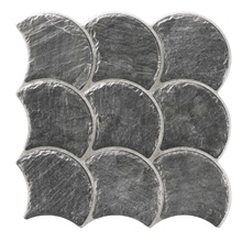 Realonda Scale Slate С000533432 SCALE SLATE BLACK 30.7x30.7 Mozaikk 30,7x30,7 cm, Spania, skifer (andesitt) - foto 1 - foto 1