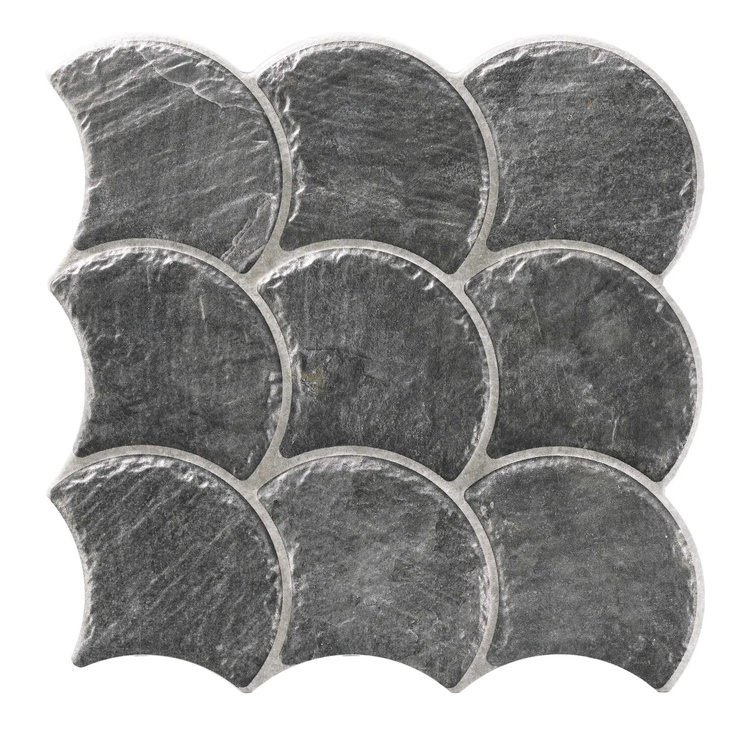 Realonda Scale Slate С000533432 SCALE SLATE BLACK 30.7x30.7 Mozaika 30,7x30,7 cm, Španělsko, břidlice (andesit) - fotografie 1 Realonda Scale Slate С000533432 SCALE SLATE BLACK 30.7x30.7 Mozaika 30,7x30,7 cm, Španělsko, břidlice (andesit) - fotografie 1