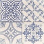 Realonda Skyros С000303235 SKYROS DECO BLANCO porcelain tile 44x44 cm, Spain, hydraulic - photo 1