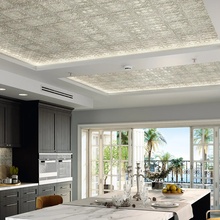 Realonda Tin Tile 44x44 см, geglazuurd keramisch graniet, Spanje, metaal en roest - interieurfoto 1 - foto 1